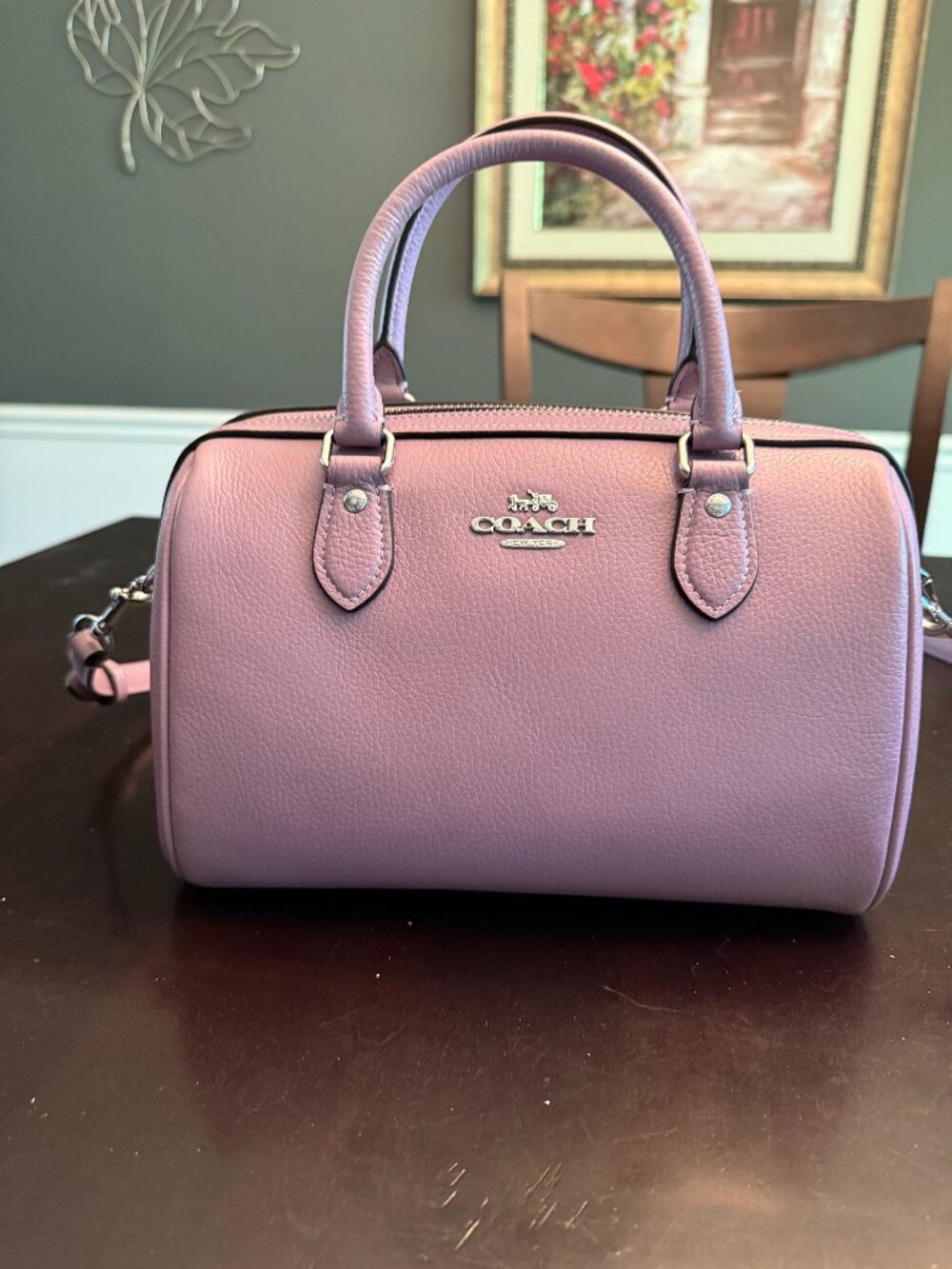 Coach Rowan - regular size, jasmine color